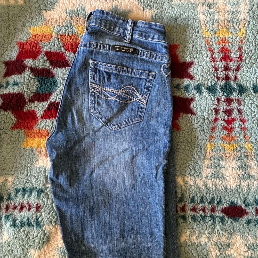 Cowgirl Tuff Women's Blue Boot Cut Jeans